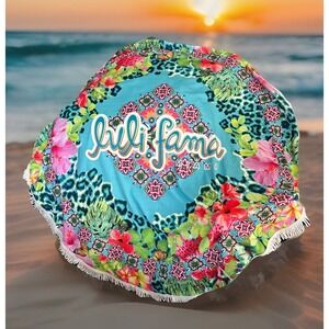 Luli Fama Swim Blanket Towel‎ Miami Party Beach 57"X 57"
